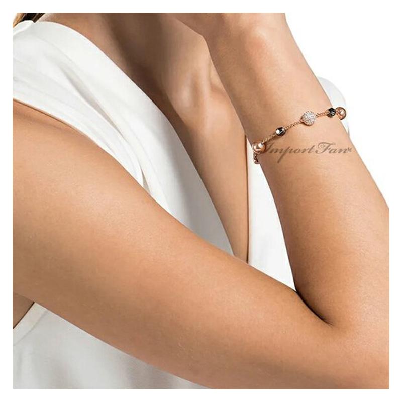 Swarovski Rose gold-plated bracelet for women 5451034