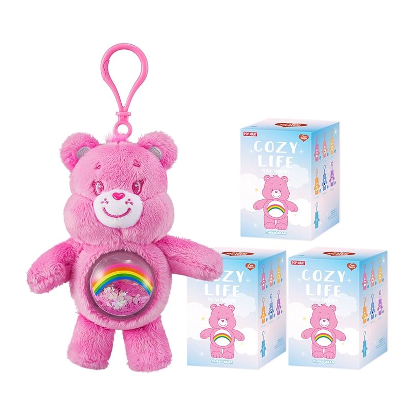 

POP MART Care Bears Cozy Life серия мягкая игрушка набор сцен [3 предмета] pop mart Gachagacha BLIND box фигурка пластиковая модель премиум игрушки мягкий винил