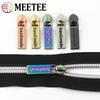 5/10/20Pcs Meetee 5# Zipper Puller for Nylon Zip Tapes Repair Garment Bag Zips Sliders Head DIY Zippers Pull Sewing Accessories