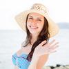 Straw Cowboy Hat for Men Women Western Cowgirl Hat with Shapable Brim Woven Hollow Out Beach Coastal Sun Hat