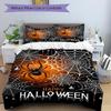 3pc Spider Web Rune Cover Set - 1 Quilt Cover + 2 Pillowcases, All Seasons Bedroom Setting, Perfect for Home098