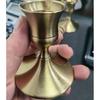 Sophisticated Electroplated Horn Candle Support Candle Holder Practical Decor