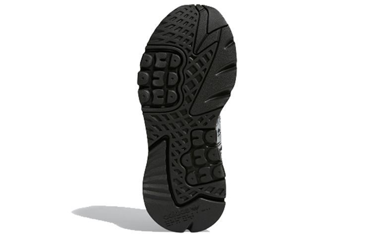 adidas Originals Nite Jogger J Low Top Kids Lifestyle Shoes Black Teenagers EE6489
