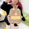 Sweet Cartoon Backpack for Girl Plush Backpack Large Capacity Backpack Book Bag Lovely Dolls Bag Student School Bag