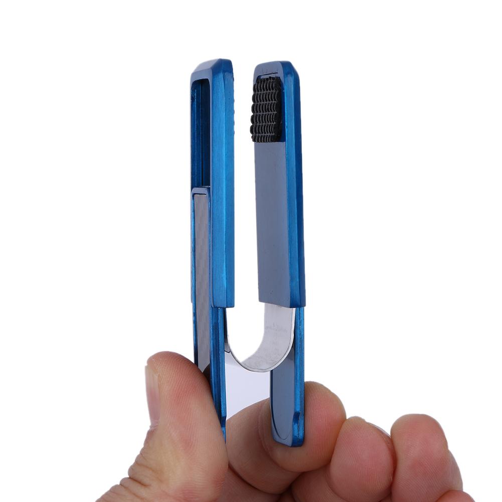 Portasoldi in Metallo Piccolo Portasoldi Portafoglio Multifunzione per Tasca Anteriore Clip Porta Carte di Credito per Padri Fidanzati