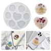 Glue Dropping Mold for Airbag Phone Bracket Diy Seamless Adhesive Resin Phone Bracket Base Silicone Mold with Support