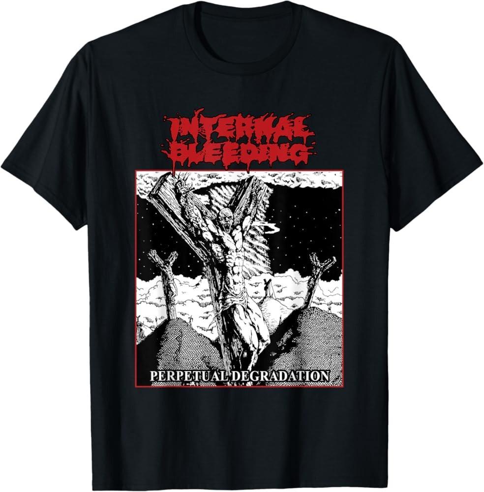 New Internal Bleeding Perpetual Shirt Black Unisex S-5XL 1P0907 Unisex T-Shirt S