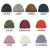 Basic Enchi Knit Cap Low Watch Orange One Size Unisex