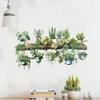 Dill Leaves Hanging Basket Sticker Waterproof Stump Potted Plant Decorative Decals  Livingroom