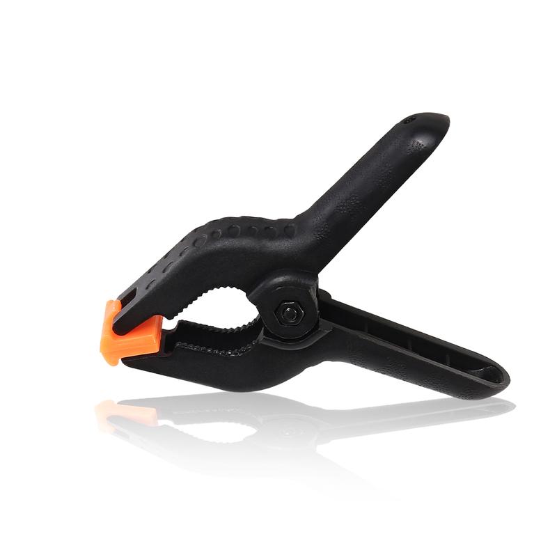 

Allsome 4PC 4inch Spring Clamps DIY Plastic Nylon Clamps Spring Clip for Woodworking Photo Studio Background 4 inches