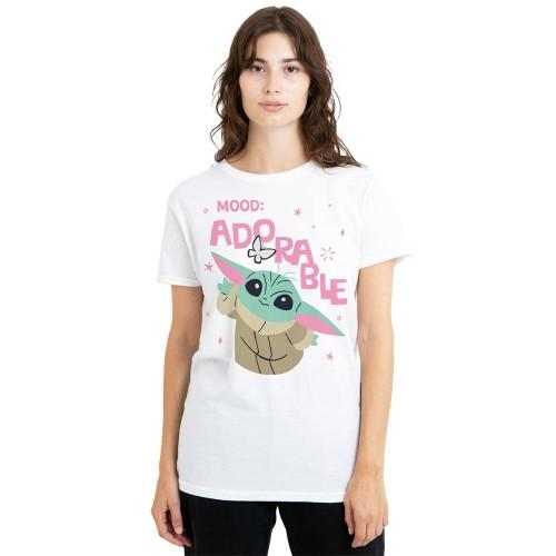 Star Wars Womens/Ladies Mood Adorable Grogu T-Shirt