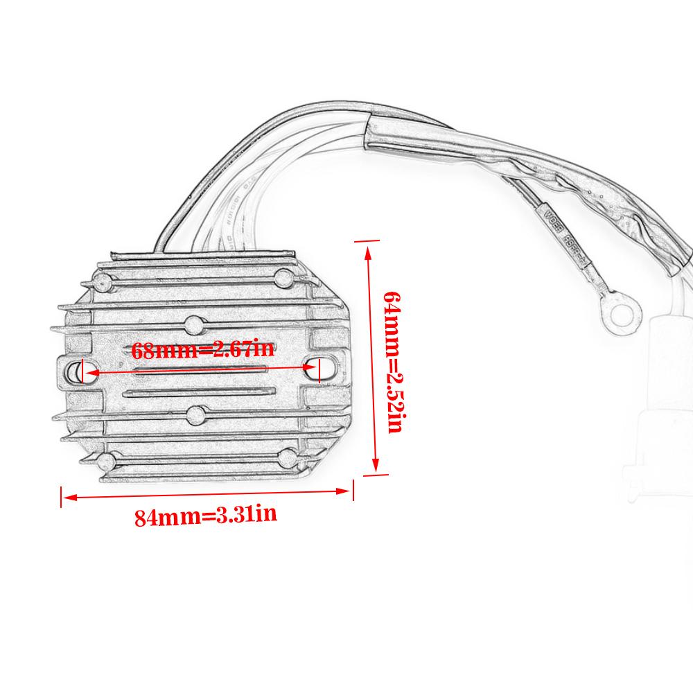 Voltage Regulator Rectifier For Suzuki DF60 DF70 DF 60 70 1998-2009 DT150 1998-2003 DT200 1998-2000 DT225 2001-2003 32800-92E20