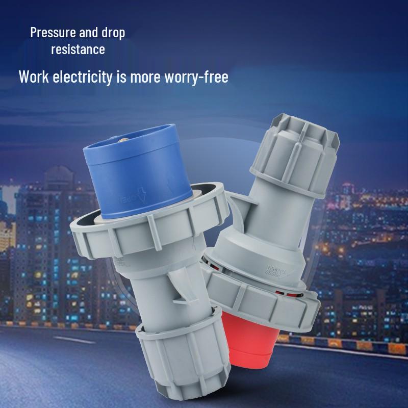 IP67 Waterproof Industrial Aviation Plug Socket, 16A/32A, 3-core, 4-wire, 5-pin Male Female Connector, Non-Explosion Proof