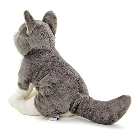 Colorata Wolf Plush Toy (Parent/Real Animal Family/Gentle Touch) Realistic Animal Toy Doll Gift Present Birthday (Meter Read 2 Times) / Christmas