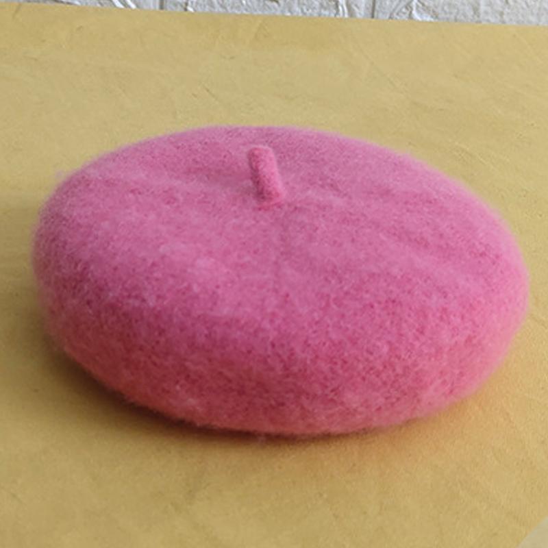 1PC Dog Beret Wool Hat Colorful Pet Hat Decorative Memorial Pet Luxury Headwear