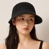 Korean-Style Women'S Open-Top Sun Hat Summer Outdoor Breathable Design Face Slimming Hollow Sun Protection Hat