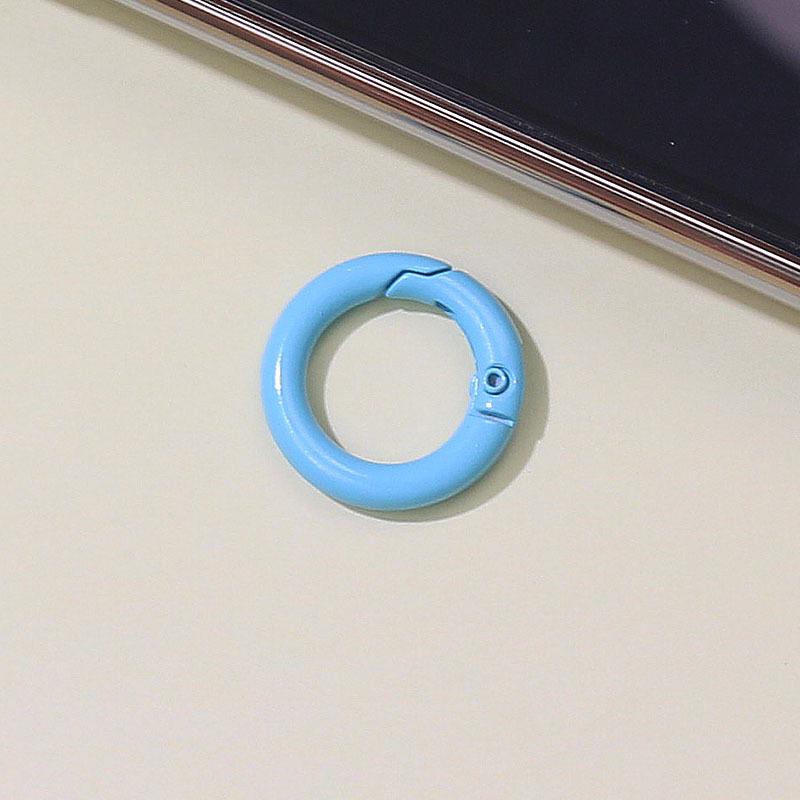 25mm Colored Spring Coil Metal Lobster Clasp for DIY Jewelry, Phone Cases, Hardware, Hanging Buckle, Keychains