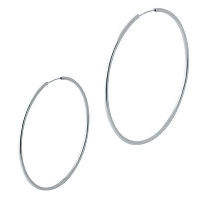 Silver Earrings Without Stones (2023968)