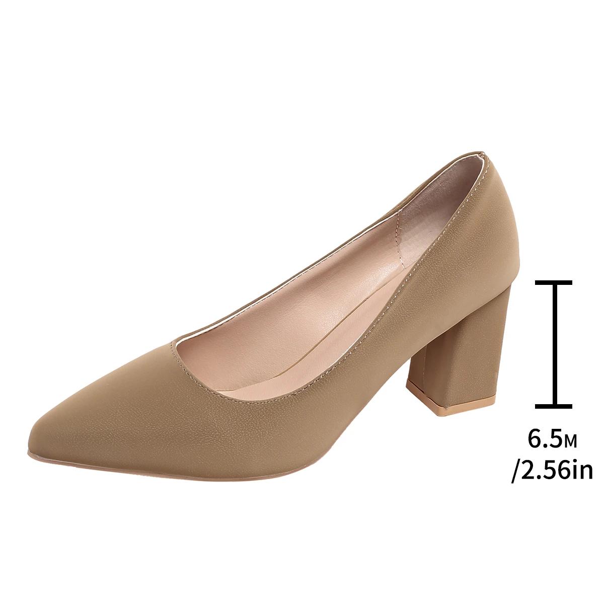 

Модная качественная женская обувь, горячая распродажа, женские туфли-лодочки, модные остроносые туфли на высоком каблуке, трендовые универсальные туфли для офисной леди, размеры 35-43 43