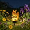 Solarbetriebene Kaninchen-Leseleuchte für den Boden, wasserdicht, für Außenbereich, Hof, Garten, Korridor, Rasenweg, Dekoration