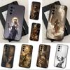 Greek Art Athena Mythology For Samsung Galaxy A53,31,52,72,41,22,73,32,71,Note,J7,8,9,5G Soft Black Silicone Phone Case