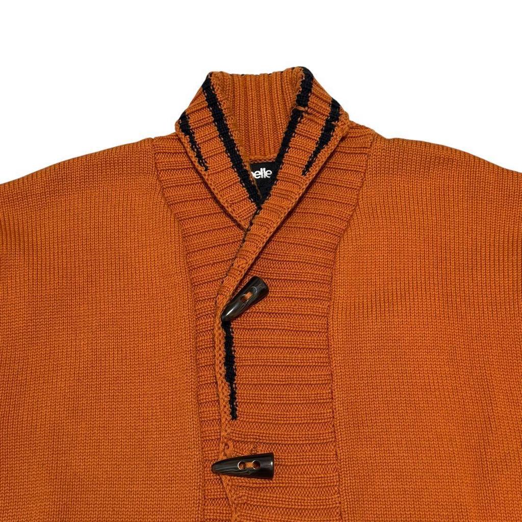 Used PELLE PELLE Shawl Collar Knit XL Embroidery Patch Y2K