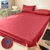 8 Colors, 9 Sizes Waterproof Bedsheet Comfortable Fitted Sheets for All Seasons Perfect for King Beds Soft Bedding Smooth Texture Mattress Protector