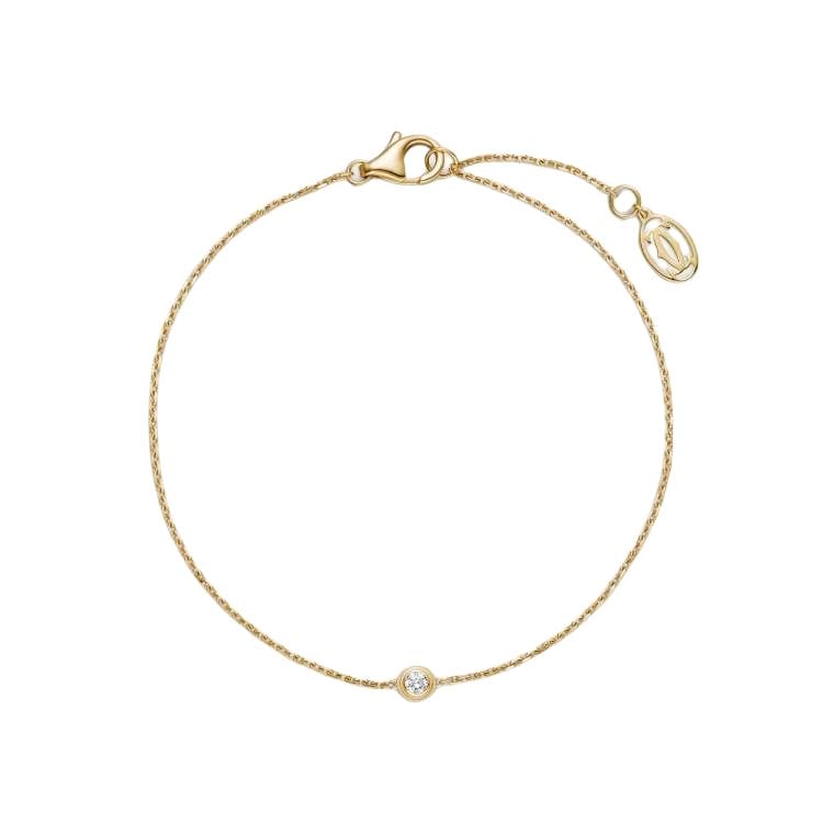 CARTIER D'AmourCartier D'Amour 18K Gold Diamond Bracelets Unisex Gold CRB6045617