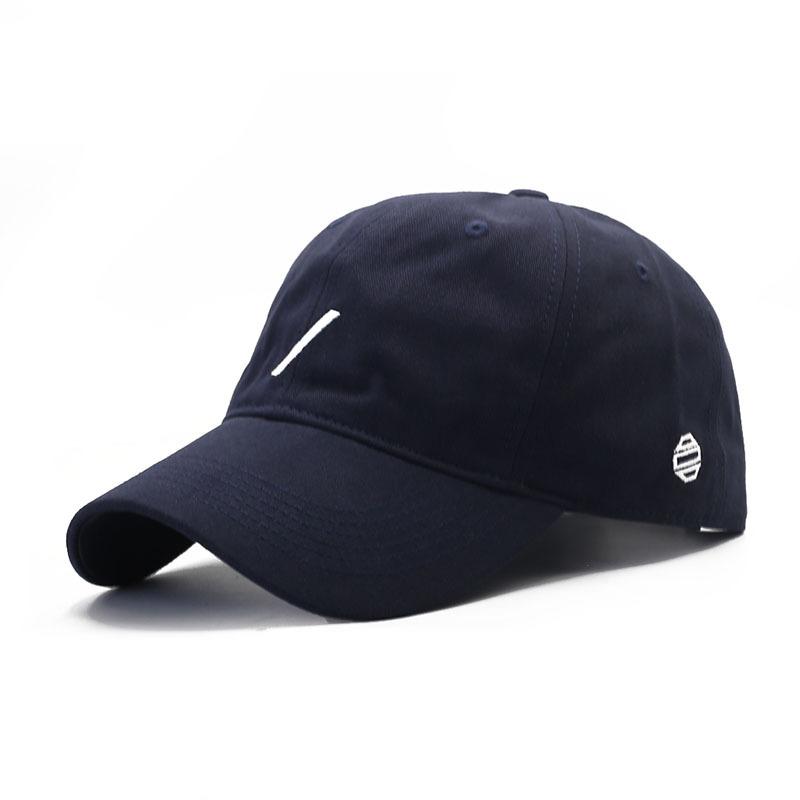 Casual Embroidery Slash Baseball Cap Children Spring and Autumn New Simple Big Head Circumference Cap Men's Sun Hat