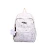 Trendy Solid Color High School Student Backpack