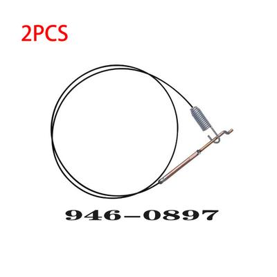2 Pack (43'') Auger Clutch Cable/Snowblower Clutch Cable Part 946-0897 746-0897
