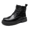 Fashion Genuine leather men's boots Warm autumn and winter styles Office and Business Plus Size Hot selling adult quality leather shoes