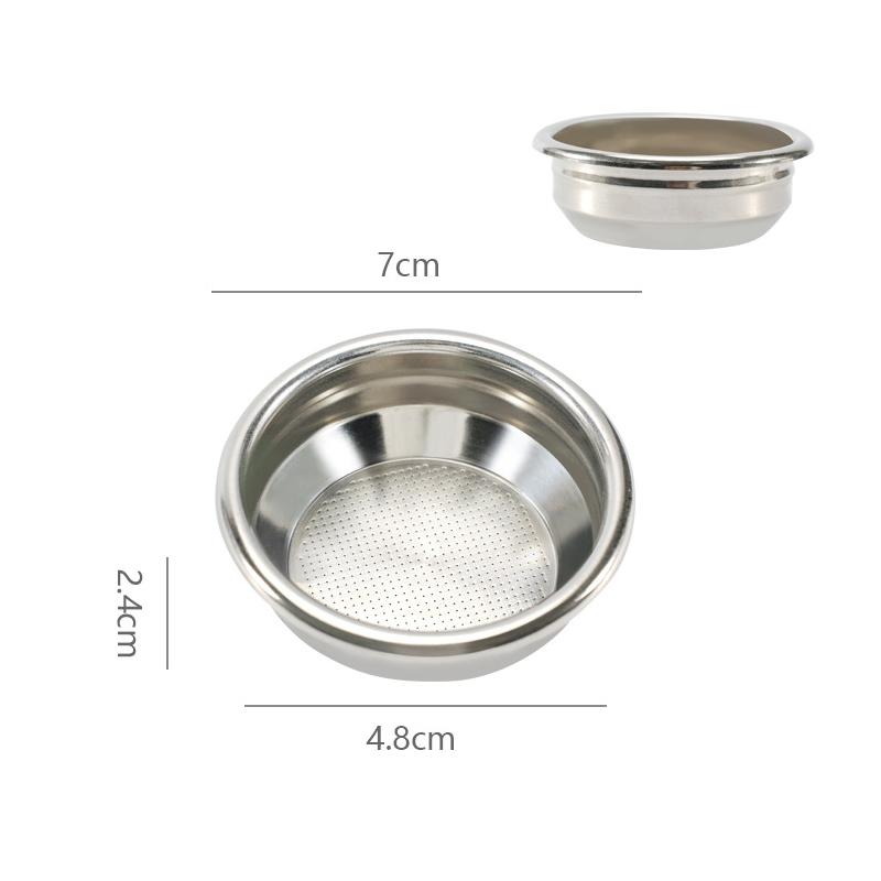 Filtri per Caffè Espresso da 51/54/58MM Sostituzione Acciaio Inossidabile per Portafiltro Senza Fondo Accessori Barista Caffetteria