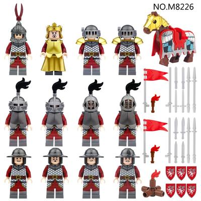 Griffin Legion Medieval Soldier Doll M8226 Children Assembled Small Educational Toy Horses.