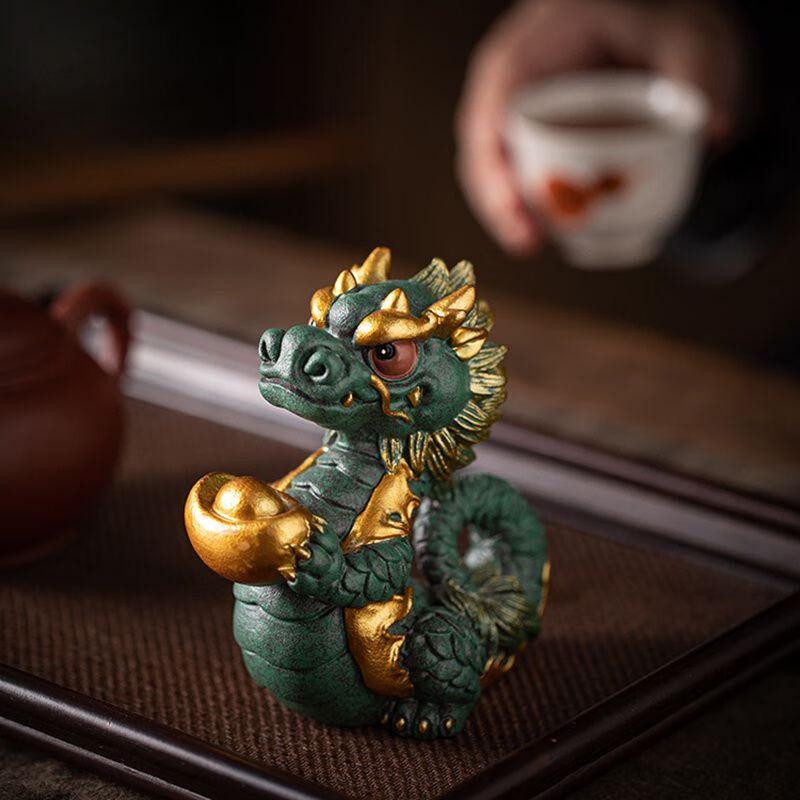 Auspicious Dragon Tea Pet Ornament