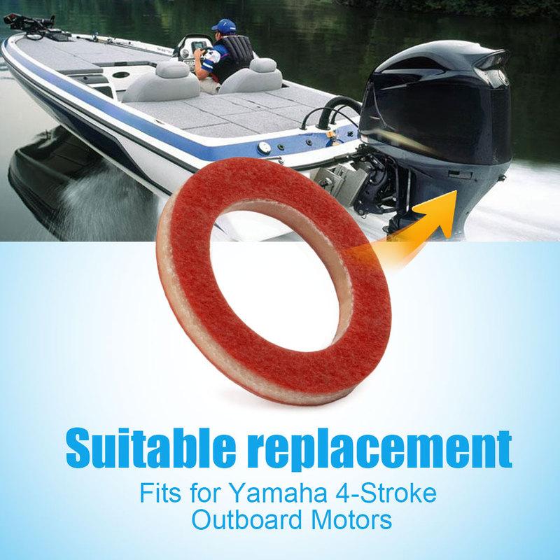 20PCS Red Lower Unit Oil Drain Screw Gasket Fit For Yamaha 90430-08020-00 90430-08003 Accessories 90430-08020-0 90430-08020