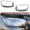 Mercedes-Benz GLS 2020-21 Headlight Cover: Clear PC Lampshade Replacement