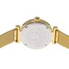 Versace New Lady Watch, 35mm, Silver Dial, Stainless Steel, Sapphire Crystal, Quartz Movement, Swiss Made, Women's, VE1CA0623, Gold