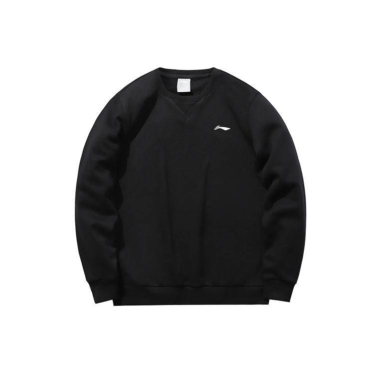 Li-Ning Essential Logo Sweatshirt Black Men s AWDPD19-12 S