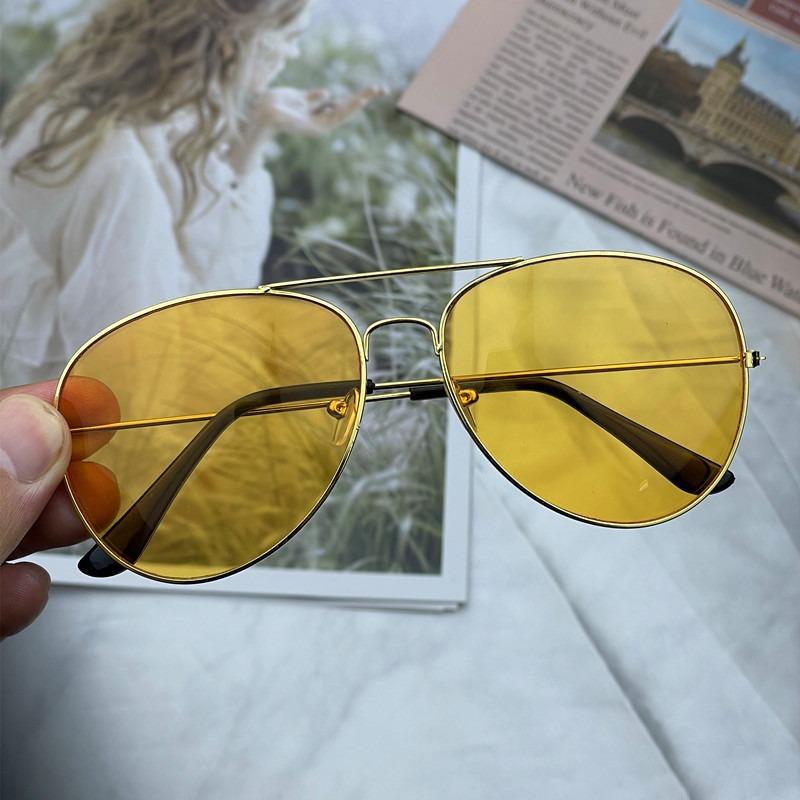 Fashionable New Fashion Classic Glasses for gentlemen Aviator Metal Frame Outdoor Sports Eyewear Anti-UV Driving Sunglasses Glasses