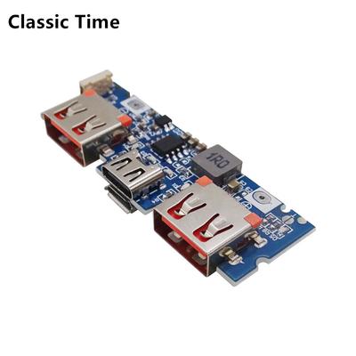 LED deska nabíječky lithiových baterií Dual USB 5V 2,4A Micro/Type-C USB Mobile 18650 nabíjecí modul
