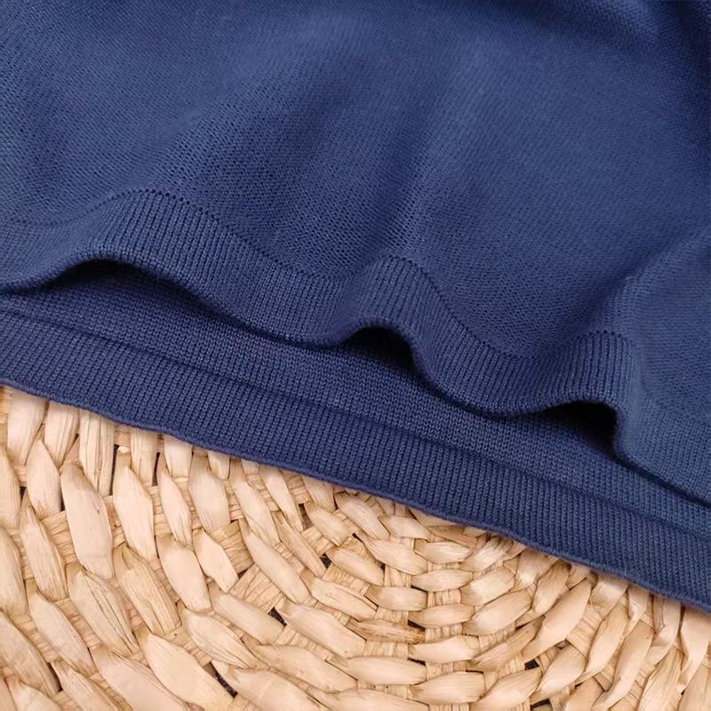 New Style Women's Combed Cotton Half-Zip Knit Pullover Sweater Base Layer