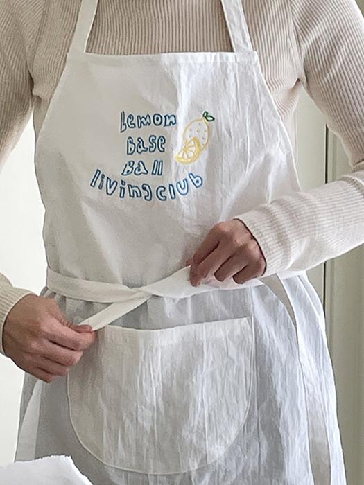 Lemonbaseball Livingclub LBB Apron white