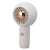 Mini wentylator ręczny osobisty ładowany przez USB cichy wentylator biurkowy dla mężczyzn kobiet wewnątrz na zewnątrz biały