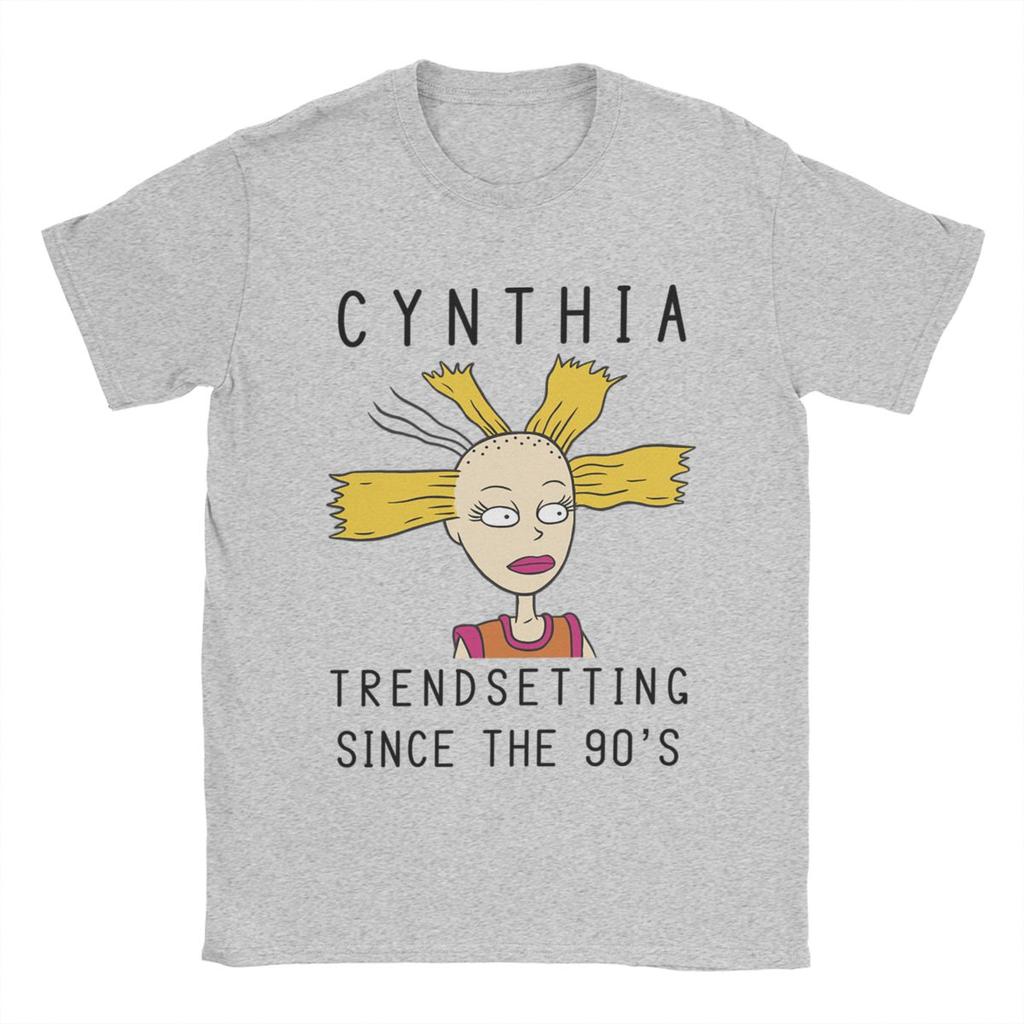 Trendsetter Cynthia Rugrat T Shirts Men's Pure Cotton Novelty T-Shirts Crewneck Tees Short Sleeve Clothing Birthday Present