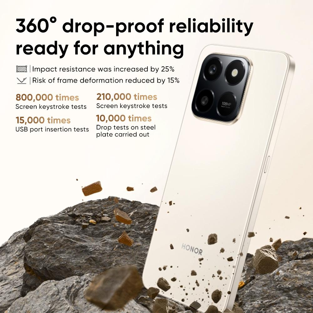 Honor 400 Smart 5G 6,77" 6500mAh 5G Smartphone | Snapdragon 6s Gen 3 | 50MP Kamera | NFC | EU-Version