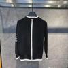 Men's Trendy Striped Slim Fit Long-Sleeve Sweater