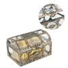 1PC Plastic Transparent Pirate Treasure Box Crystal Gem Jewelry Box Storage Organizer Chest Treasure for Jewelry Gem Trinket Box