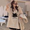 American Retro Hot Girl Top 2024 New plus Size Pure Cotton V-ne T-irt Women's INS Summer round Ne Casual ort Sve
