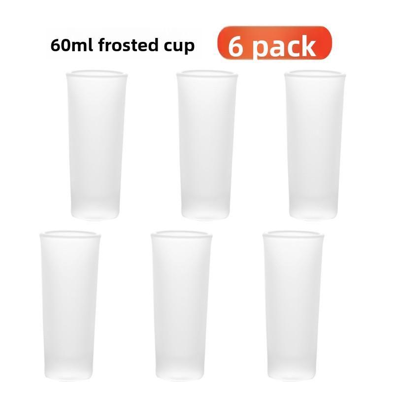 Glass Shot Cups Set with Stand Whiskey Cocktail Bomber Shot Glasses for Party Bar